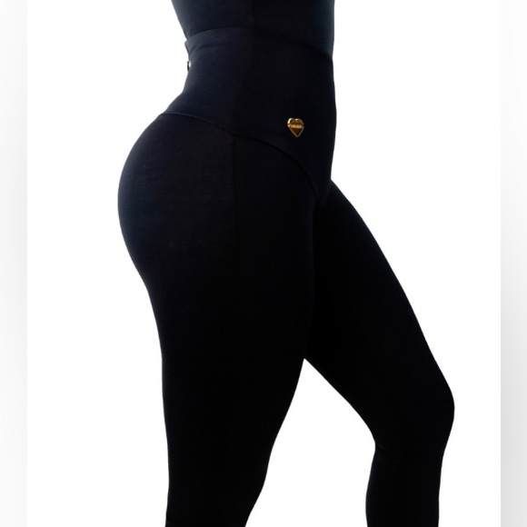 Yahaira TRIPLE TUMMY LAYER Black LEGGINGS - Picture 1 of 4
